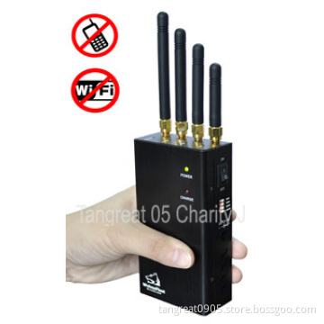 GSM,CDMA,3G,WIFI jammer (four bands)